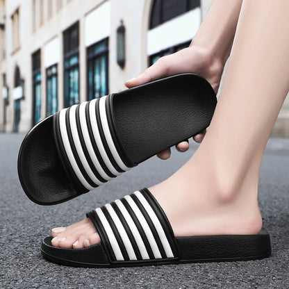 Summer Men's Slides Man Shoe Non-slip Casual Slippers Indoor Outdoor EVA Sandalias Beach Garden Sandals Size39-48