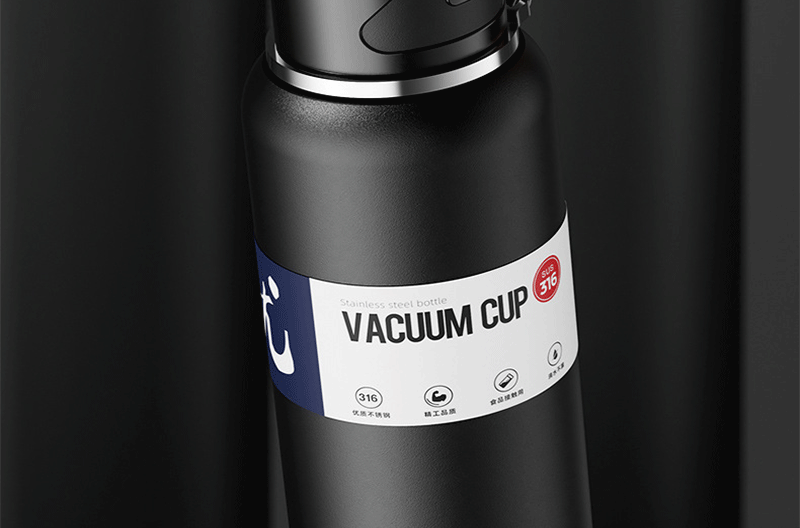 2L Thermal Water Bottle Large Capacity With Straw Stainless Steel Thermos Bottle Cold and Hot Water Bottle Sport Thermos Cup
