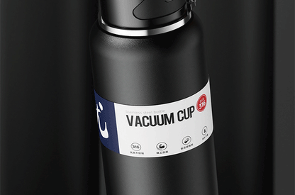 2L Thermal Water Bottle Large Capacity With Straw Stainless Steel Thermos Bottle Cold and Hot Water Bottle Sport Thermos Cup