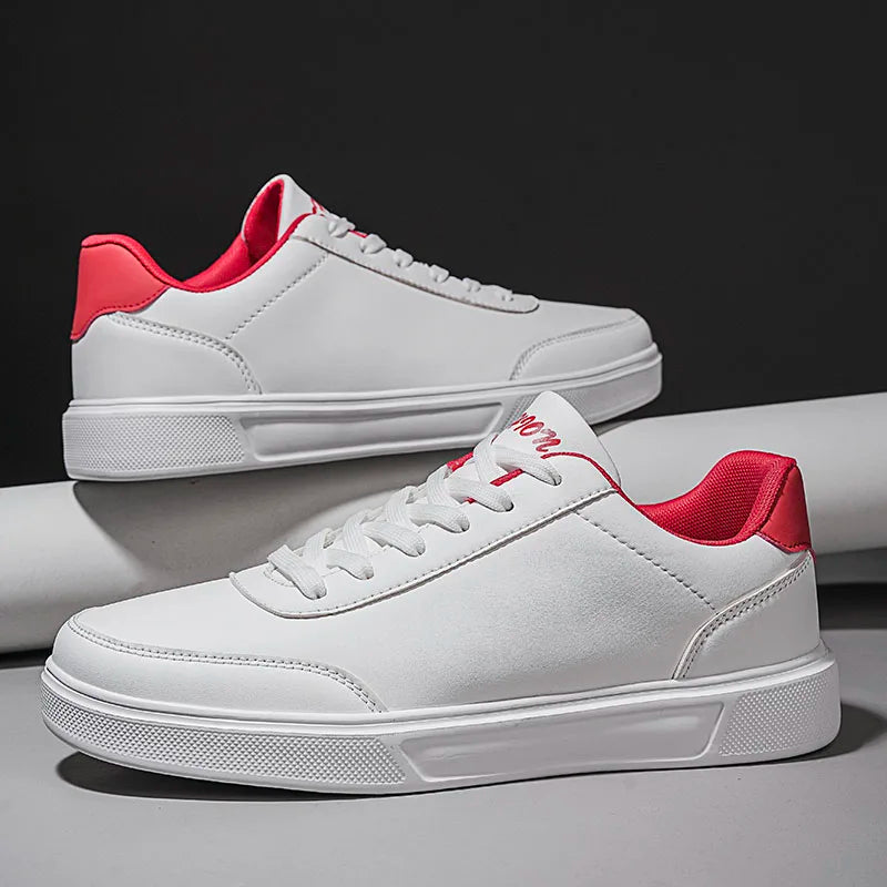 YRZL Men White Shoes Couple Casual Skateboard Shoes Comfortable Sneakers Lightweight Walking Women Tenis Shoes Plus Size 36-46