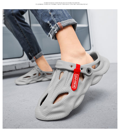 Summer Men Slippers Comfortable Platform Outdoor Sandals 2023 Beach Slippers Flip Flops Male Indoor Home Slides Bathroom Shoes