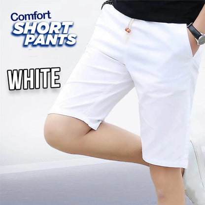 2024 summer men's plus size sports shorts, pure cotton casual pants, mid length shorts, beach pants, comfortable cropped pants