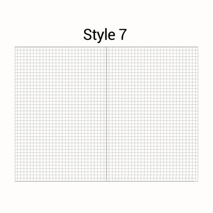 A5 A6 Loose Leaf Notebook Refill Spiral Binder Inner Page Diary Weekly Monthly Planner To Do List Line Dot Grid Inside Paper