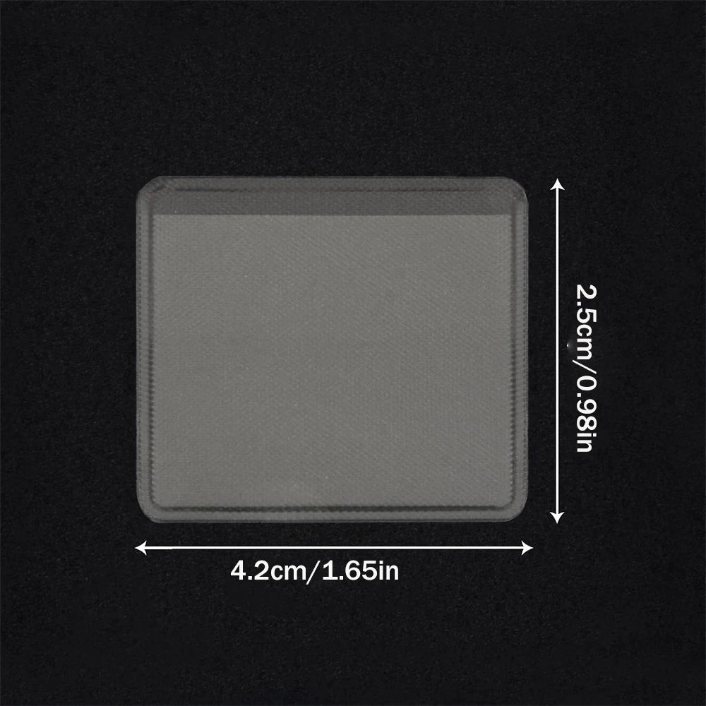 50pcs Necklace Chain Adhesive Pouch Self-Adhesive Pockets for Necklace Display Cards Clear Jewelry Bag Loose Supplies Holder