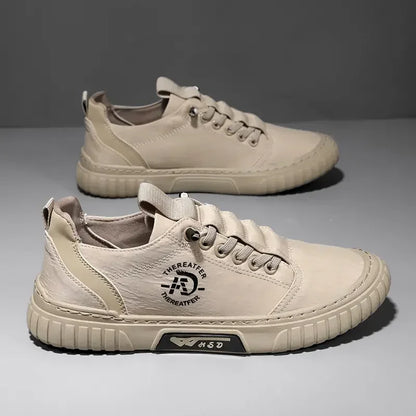 2025 Men Casual Shoes Breathable Black Sneakers Fashion Driving Walking Tennis Shoes for Male Skate Flats Zapatillas Hombre