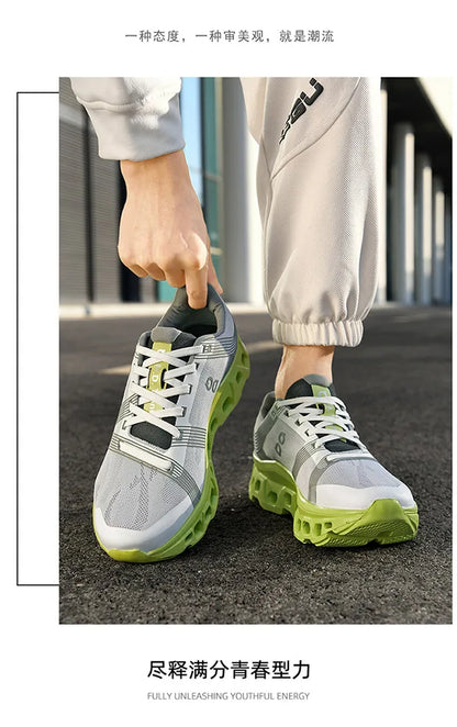 Spring Ultralight Men's Running Shoes Breathable Platform Casual Sneakers Man Outdoor Athletic Gym Tennis Shoes