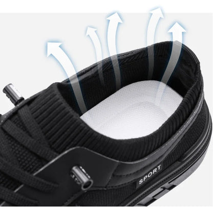 Summer Casual Sneakers for Men Breathable Loafers Lightweight Round Head Solid Colour Non-slip Flats Zapatillas Para Hombres