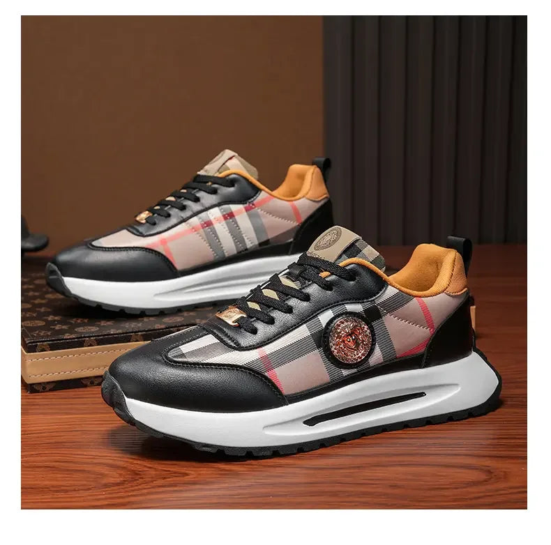 Summer New Anti-slip Wear-resistant Thick Bottom Increase Outdoor Comfort Couples Leisure Fashion Trend All Match Sneakers