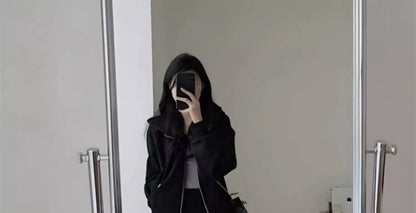 Autumn/Winter 2024 New Tea Matching Women's Clothing Set Plus Size Elegant Casual Salt System Sweatshirt Two-Piece Suit
