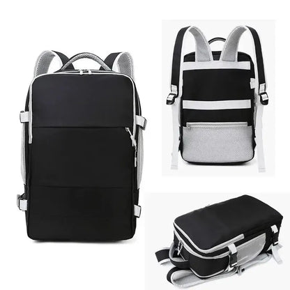 Women's Travel Backpack Large Capacity Journey Multifunction With Shoe Storage Multilayer Dry And Wet Separation Waterproof