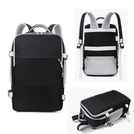 Women's Travel Backpack Large Capacity Journey Multifunction With Shoe Storage Multilayer Dry And Wet Separation Waterproof