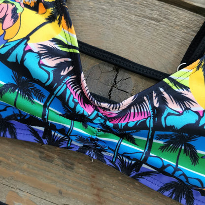 2024 New Sexy Brazilian Bikini Set Women Print Biquini Female Cut Bikinis Swimwear Push Up Swimsuit Bath Suit