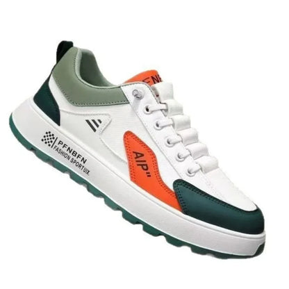 2025 Sneaker Men Designer Sport Shoes Fashion Casual Microfiber Leather Fabric Breathable Height Increased Flat Platform Shoes