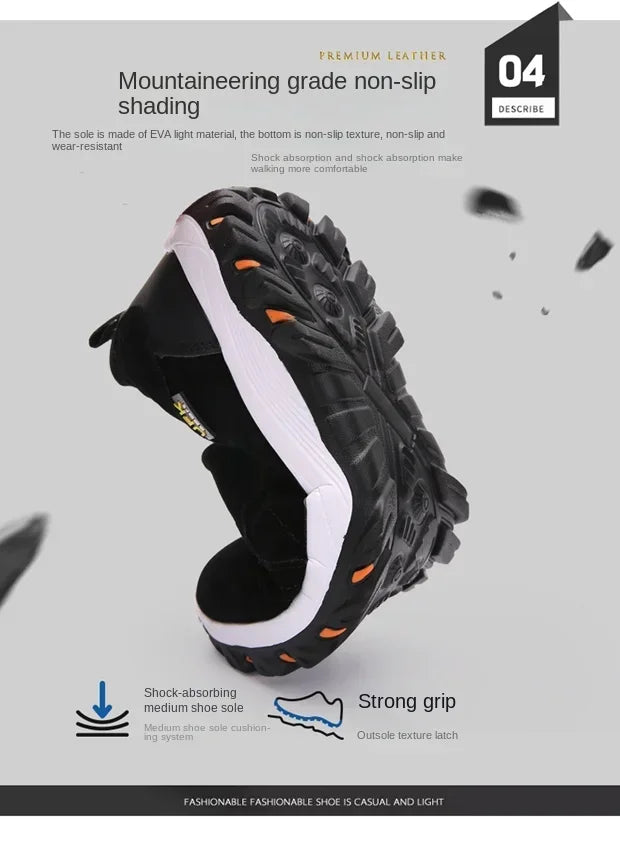 2025 Large 38-50 Outdoor Hiking Camping Running Jogging Casual Sports Shoes Waterproof, Anti-slip and Breathable Sports Shoes