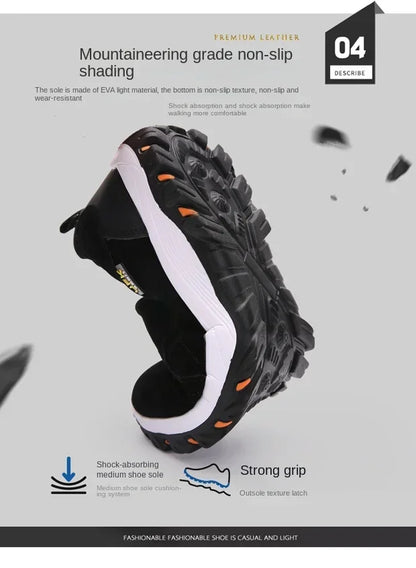 2025 Large 38-50 Outdoor Hiking Camping Running Jogging Casual Sports Shoes Waterproof, Anti-slip and Breathable Sports Shoes