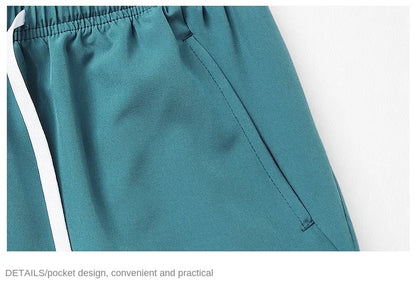 Summer Mens Sports Sweatpants casual Shorts Pockets Basic Solid Color Lightweight Pants Jogging Beach Shorts Men