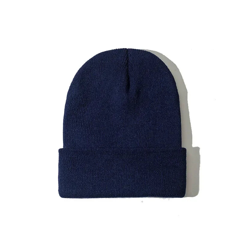 2019 Winter Hats for Woman Beanies Knitted Solid Cute Hat Girls Autumn Female Beanie Caps Warmer Bonnet Ladies Casual Cap Man