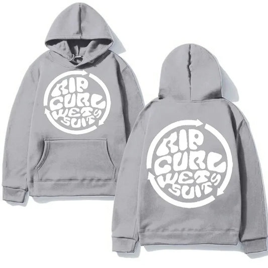 2025 Trend Rip Curl Autumn/Winter Hoodie Printed Men's Pullover Hoodie Hoodie Brand Jogger Long Sleeve Warm Sweatshirt Top