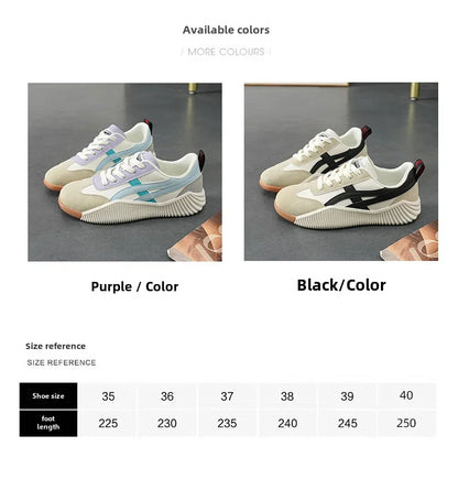 Women's Spring 2025 New Casual Sports Shoes Women Sneakers Round Toe High Quality Shoes Ladies Platform Shoes