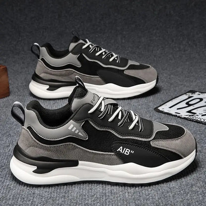 2025 Men's Four Seasons Outdoor Casual Walking Sneakers Breathable Fashion Hiking Shoes Non-slip Soft Bottom Skateboarding Shoes