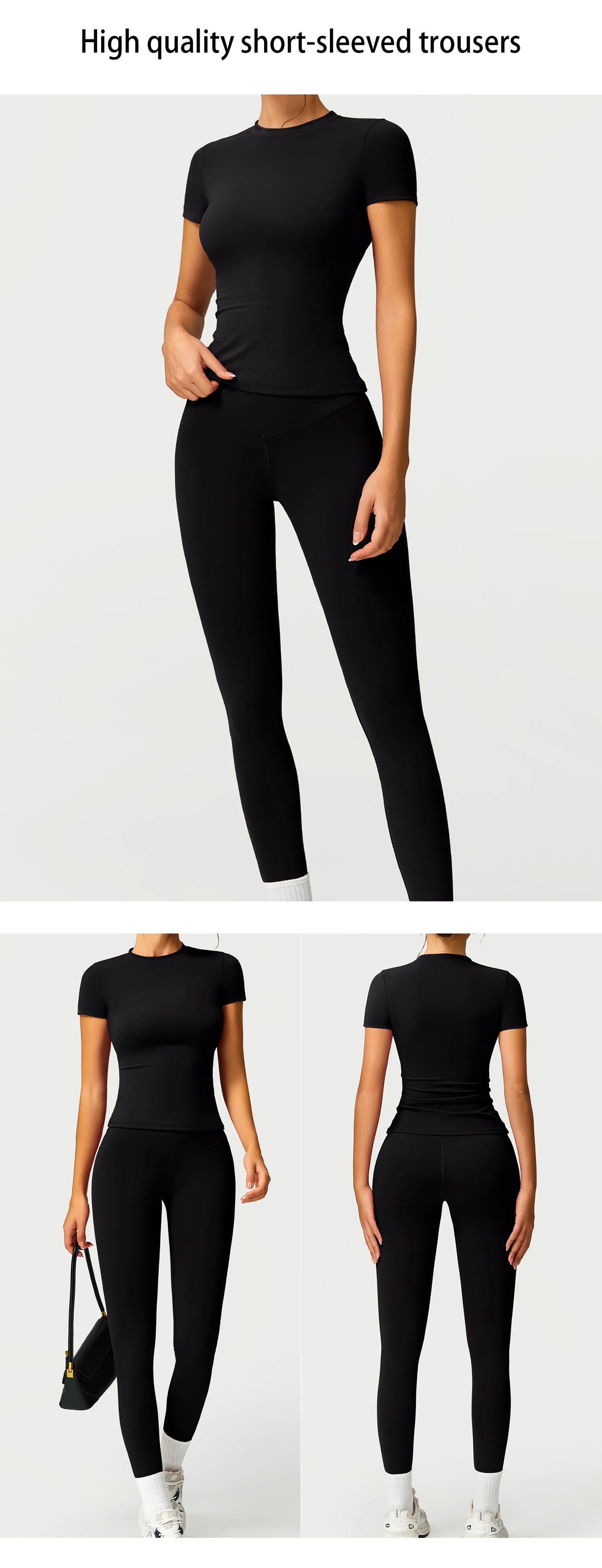 2PCS Yoga Suit Sports Set Women Quick-Drying Gym Set Women Tracksuit Running Workout Long Sleeve Sports Shirt Yoga Clothing
