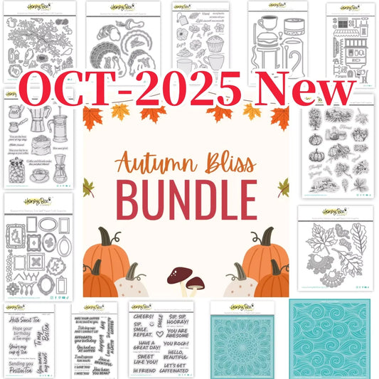 Thanksgiving Day 2025 Turkey Fall Pumpkin Leaves Coffee Cup Metal Cutting Dies Clear Stamp Stencil for DIY Making Card Scrapbook