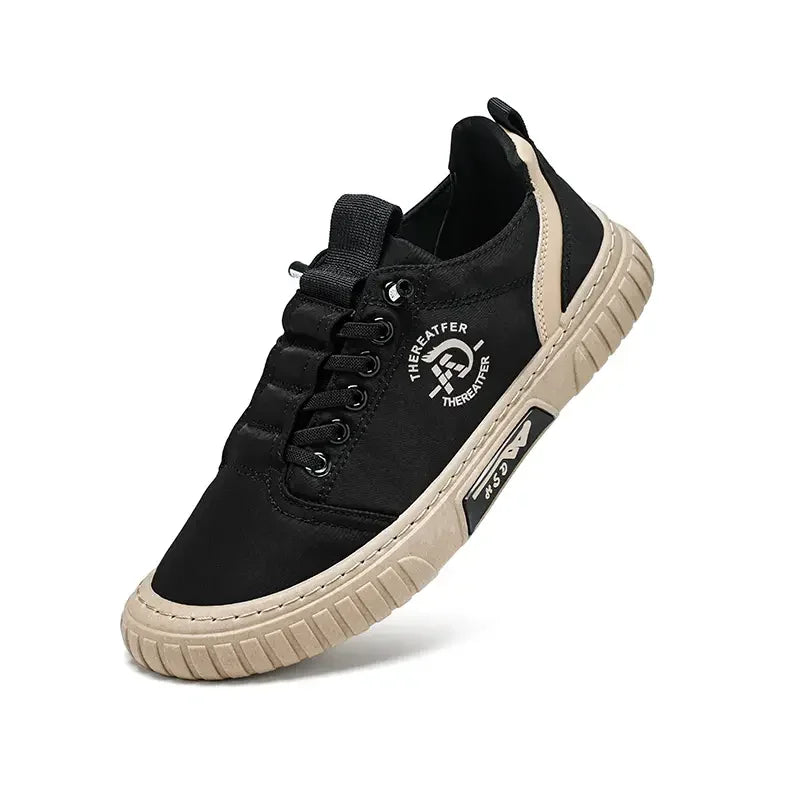 2025 Men Casual Shoes Breathable Black Sneakers Fashion Driving Walking Tennis Shoes for Male Skate Flats Zapatillas Hombre