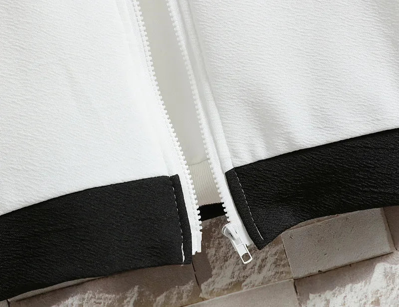 Casual Men's Sport Suit Loose Fit Hooded Cardigan Sweatshirt Pants Set Spring Autumn Season Stylish Outfit