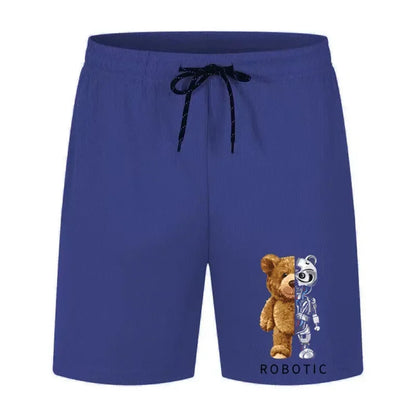 2024 Men's Loose Shorts Summer Men's Breathable Shorts Quick-drying Casual Five-Fifth Pants New Male Running Sports Shorts S-3XL