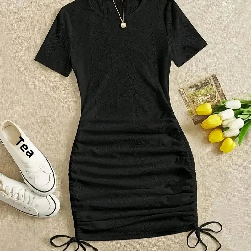 Amazon Spring Summer Cross-Border Dress High-End Sexy Fire Red Bodycon Skirt Direct From Manufacturer For Party Occasion