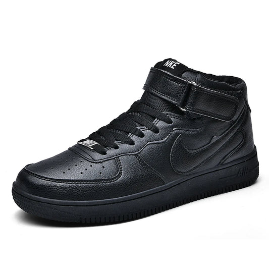 Sports shoes for teenagers, outdoor fashion trend, high-end high-quality leather, high top classic, hot selling wheat color