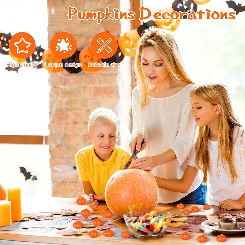 10/20Pcs Artificial Pumpkin Vegetable for Thanksgiving Decoration Harvest Autumn Home Room Decor Dining Table Center Ornament