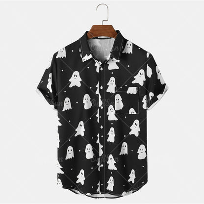 Summer 2024 Men's Short Sleeve Shirts Elegant Design Hawaiian Clothing Classic Fashion Tops