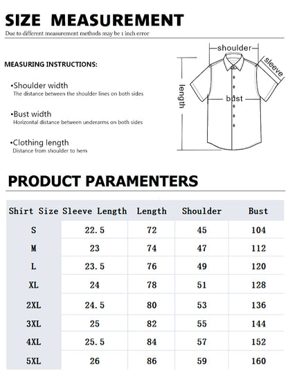 Summer Men's Shirt Cute Animal Print Short Sleeve Shirt Open button Lapel Men's Top Comfortable Casual Men's Shirts