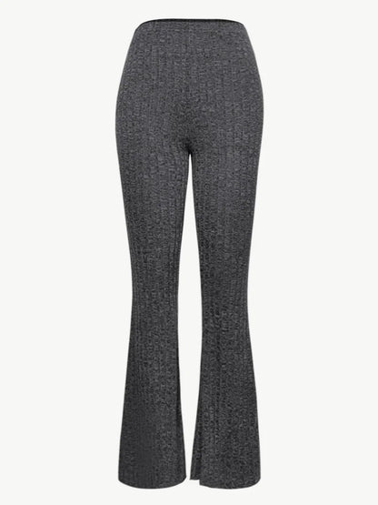 Women's Bell-bottom Pants High-waisted Tight Wide Leg Yoga Pants Fitness Sports Casual Leggings Trousers Joggers Autumn Winter