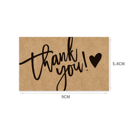 10-30pcs Natural Kraft Paper "beyond grateful" Cards Thank You Card For Small Shop Gift Decoration Card For Small Business Card
