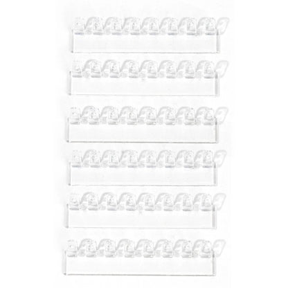 3Pack Necklace Holder, Necklace Organizer Wall Mounted with 8 Hooks, for Hanging Jewelry, Bangles, Bracelets and Rings