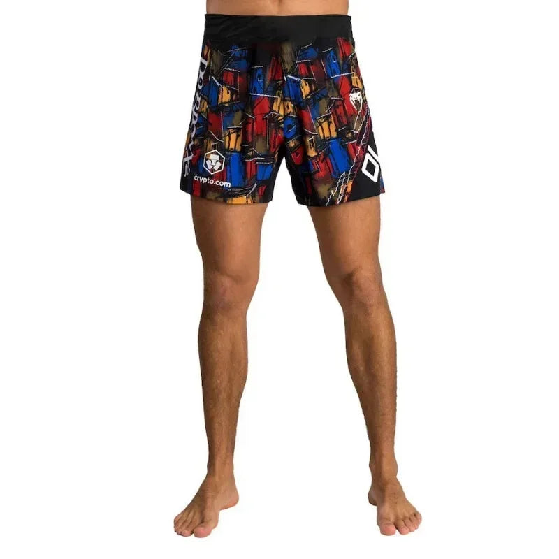 2025 New Men's Quick-drying Shorts U F C Fitness Breathable Sports Comfortable Sweat-absorbing Shorts Fighting Boxing Shorts