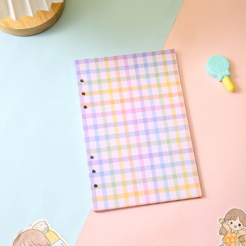 A5 A6 Loose Leaf Notebook Refill Spiral Binder Inner Page Diary Weekly Monthly Planner To Do List Line Dot Grid Inside Paper