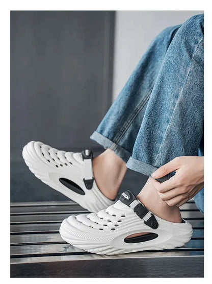 Summer Men Clogs Sandals Platform EVA Slippers High Quality Shoes Men's Sports Sandals Beach Outdoor Sandals Men Summer Shoes