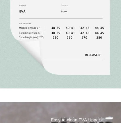 Bathroom Slippers Women Leaking Sandals Cheese Slides Summer Eva Shoes For Men Soft Anti-Slip Flip Flops Couples Indoor Slipper