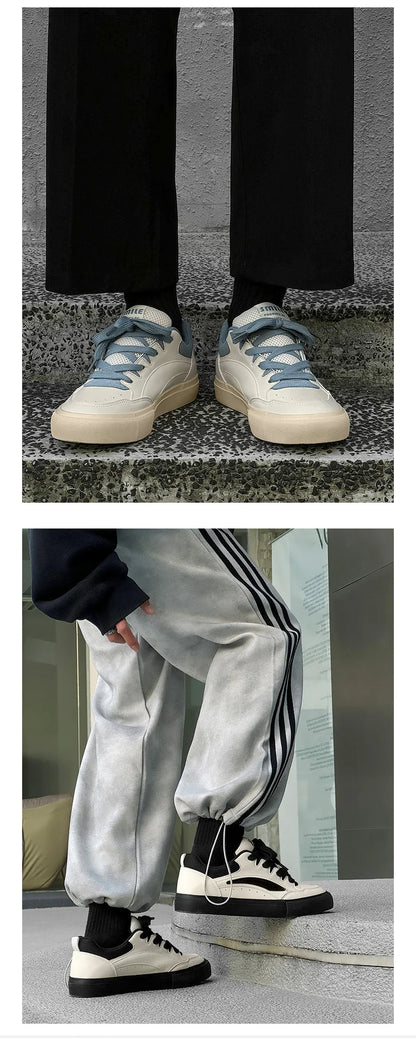 2025 Chunky Sneakers  Autumn Fashion Low Top Lace Up Running Shoes Comfortable Flat Casual Walking Shoes Tenis Masculino