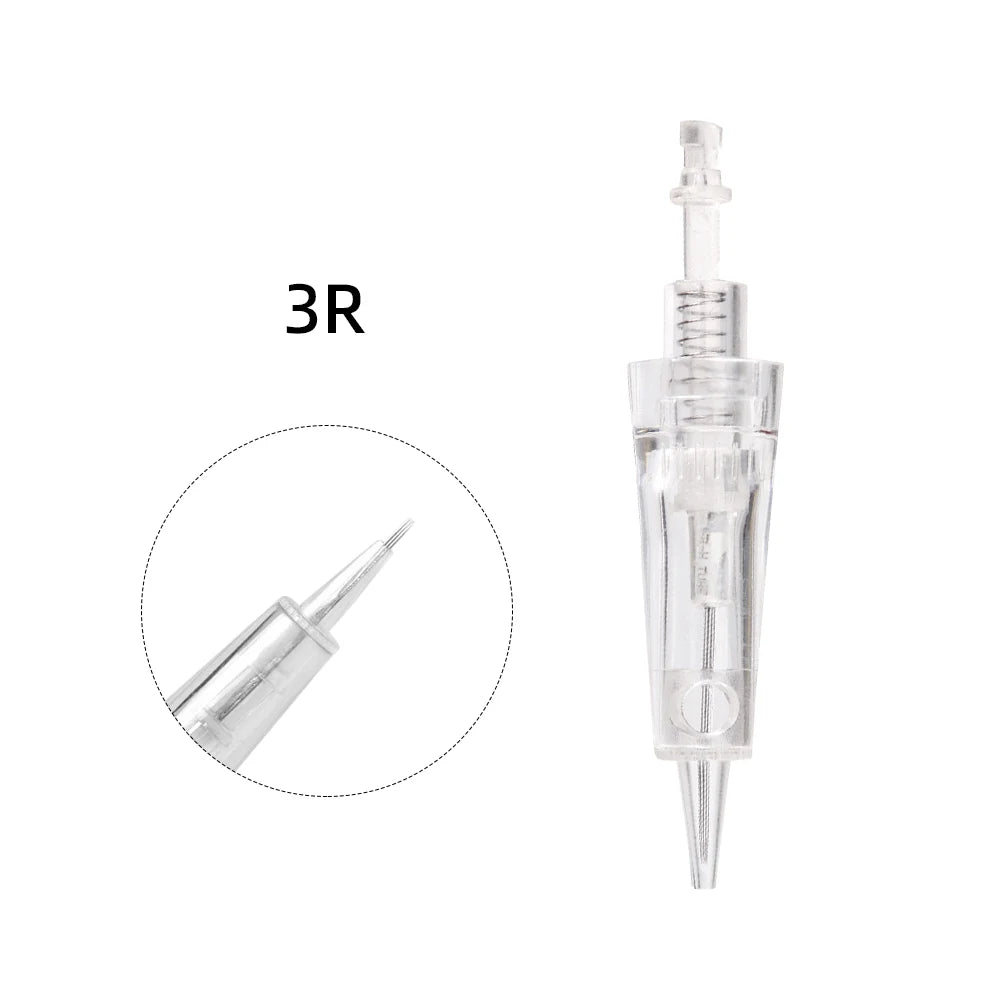 Borala 20Pcs Tattoo Needle Microblading Piercing Needles Pen Permanent Eyebrow Lip Makeup Cosmetics Tattoo Machine Accessories