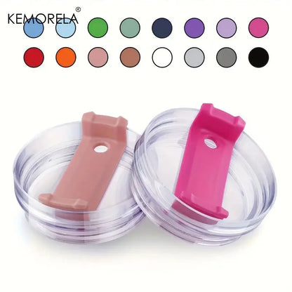40Oz Sealing Bottle Cover Splash Spill Proof Plain Plastic Lids for Tumbler Cup Replacement Multicolor Bottle Accessories