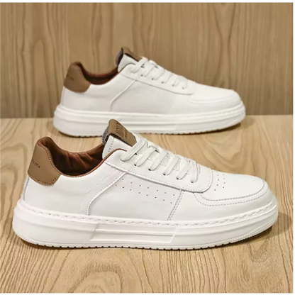2025 Low Price Sneakers Practical Thick Soled Casual Shoes Wear Resistant Outdoor Run Shoes Comfortable Soft Leather Board Shoes