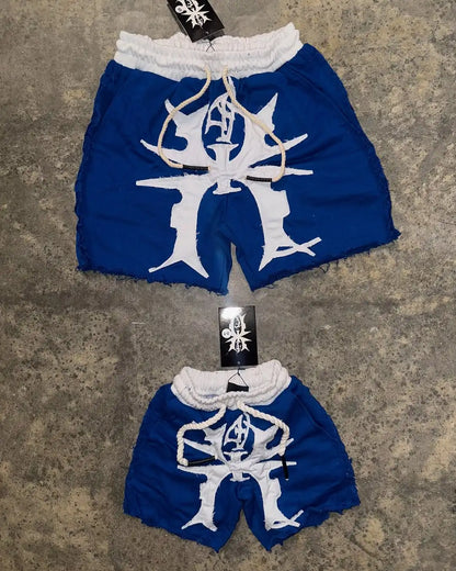 4evahavin Trendy Brand Harajuku Popular Shorts Embroidery Casual Cotton Shorts Men Women Street Hip Hop Oversize Sports Shorts