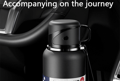 2L Thermal Water Bottle Large Capacity With Straw Stainless Steel Thermos Bottle Cold and Hot Water Bottle Sport Thermos Cup