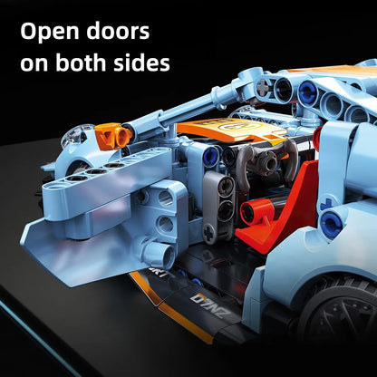 523pcs Building Blocks City Speed Car Festive Gift Giving Racing Vehicle with Super Racers Bricks Toys for Children Boy Gift