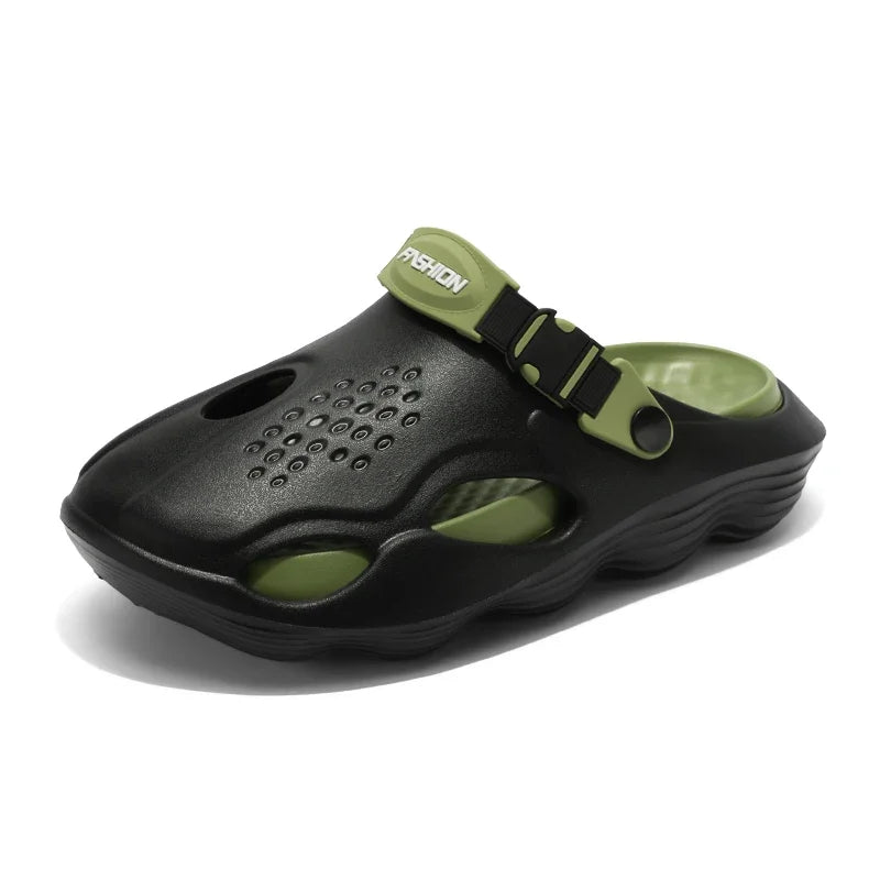 Summer Sandals Men New Fashion Cave Shoes Comfortable Soft Sole Outdoor Indoor Men's Garden Clogs Beach Shoes Slippers