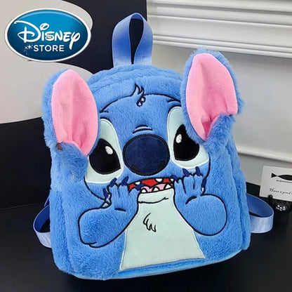 10style Disney Stitch Plush Bag Children's Backpack Anime Lilo & Stitch Shoulder Bag Handbag Bag Messenger Bag Birthday Gifts